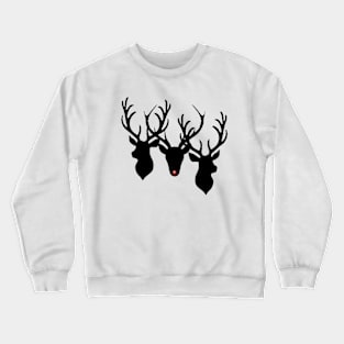 Reindeer Silhouettes Crewneck Sweatshirt